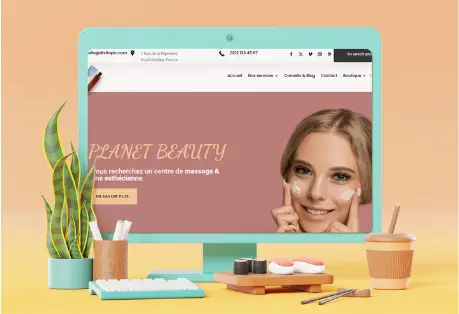 site salon de beauté